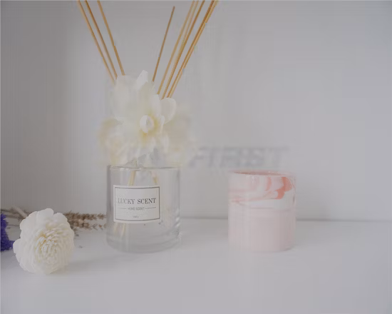 Candela di cera di soia in barattolo di cemento/contenitore per candele dalla fabbrica specializzata